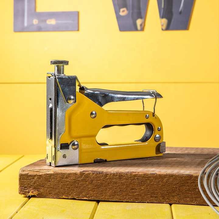 Heavy-Duty 3-in-1 Manual Staple Gun
