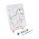 Canvas Painting Kit 18 × 24cm with Assorted Pre-Drawn Designs