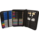Professional 75-Piece Art Sketching and Colored Pencil Set