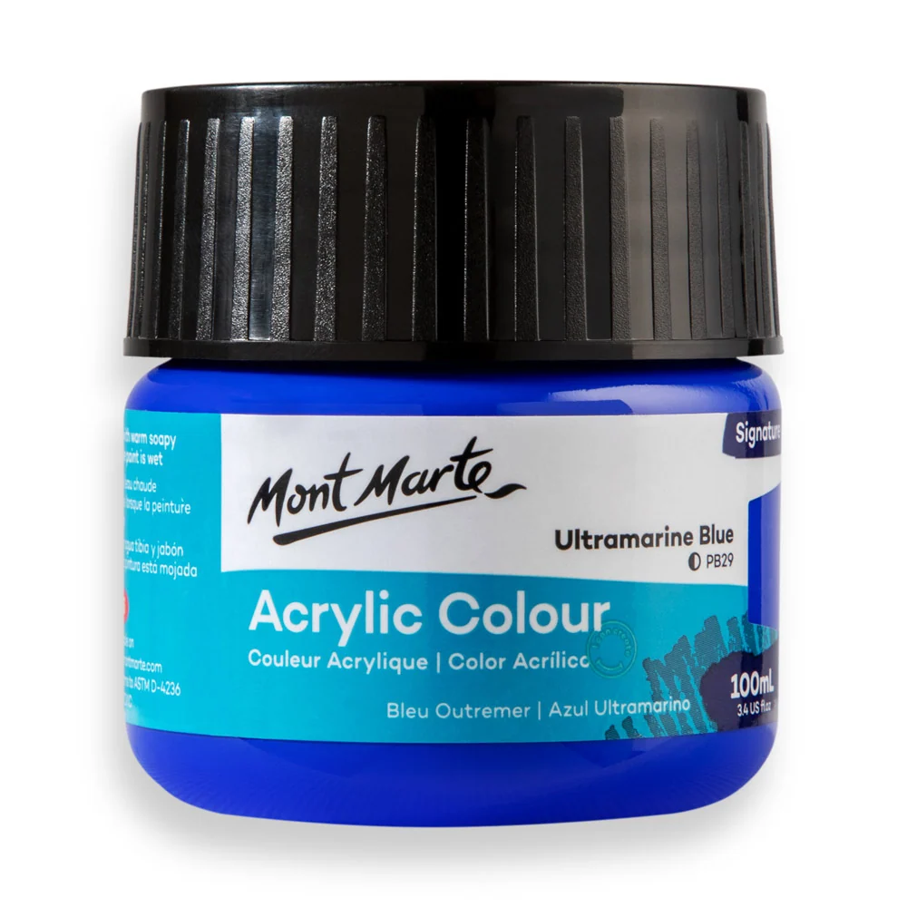 Acrylic Colour Paint Signature 100mL – Ultramarine Blue