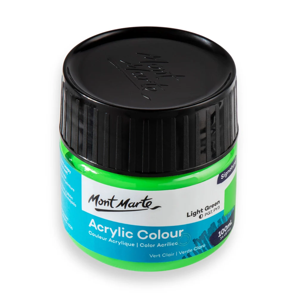 Signature Acrylic Colour Paint 100ml – Light Green