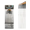 Acrylic Paint Brush Set – 6pcs Watercolor & Oil Painting